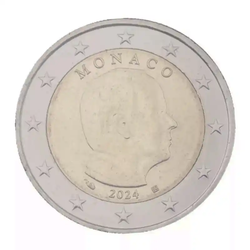 Achat Immédiat 2 euros Monaco 2024 face nationale - Albert II.