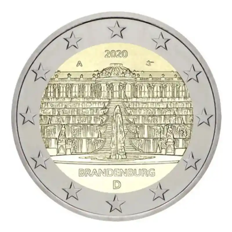 2 euros commémoratives Allemagne 2020 Brandebourg - les 5 ateliers. Commander Vite