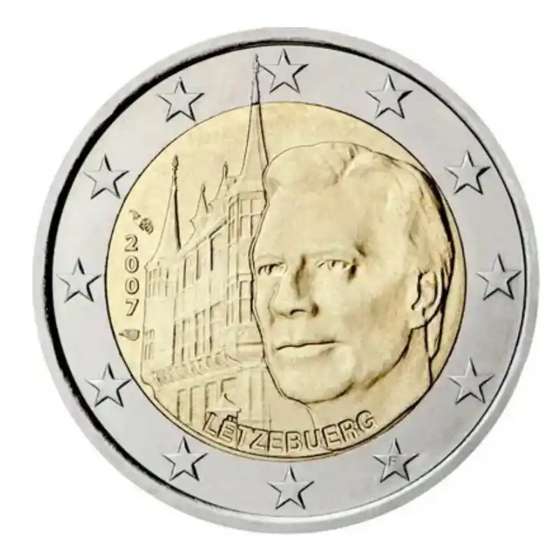 Prix Réduit 2 euros commémorative Luxembourg 2007 - Palais Grand-Ducal.