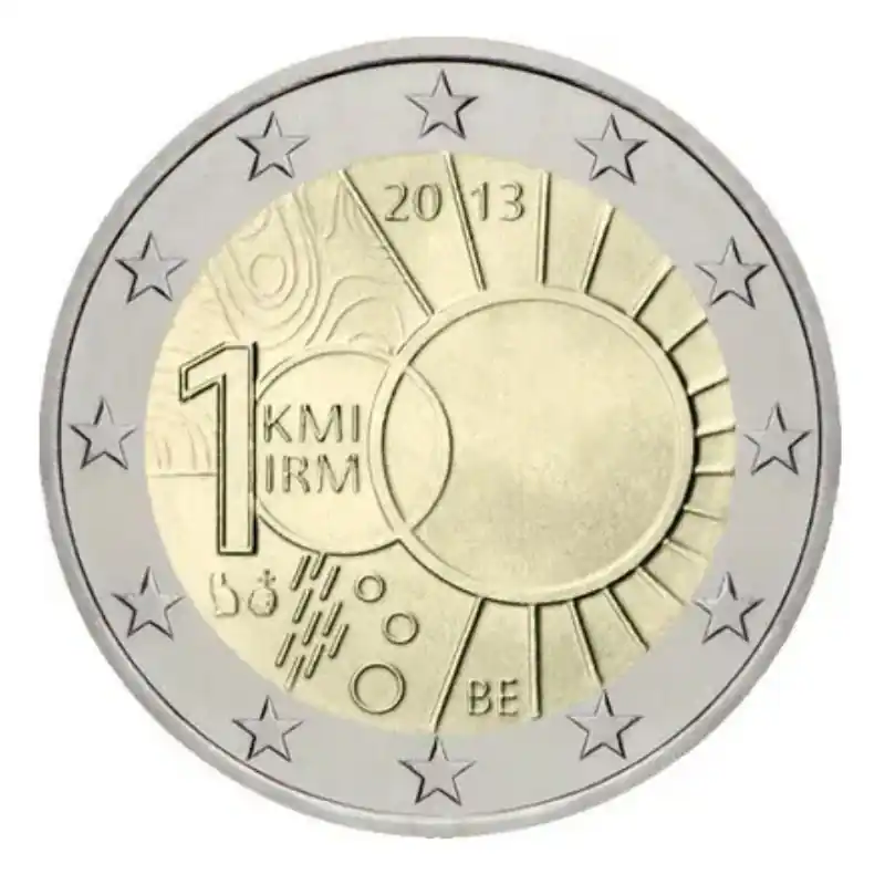 2 euros commémorative Belgique 2013 - IRM. Promotion Saisonnière