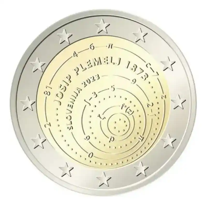 2 euros commémorative Slovénie 2023 - Joseph Plemelj. Meilleur Choix