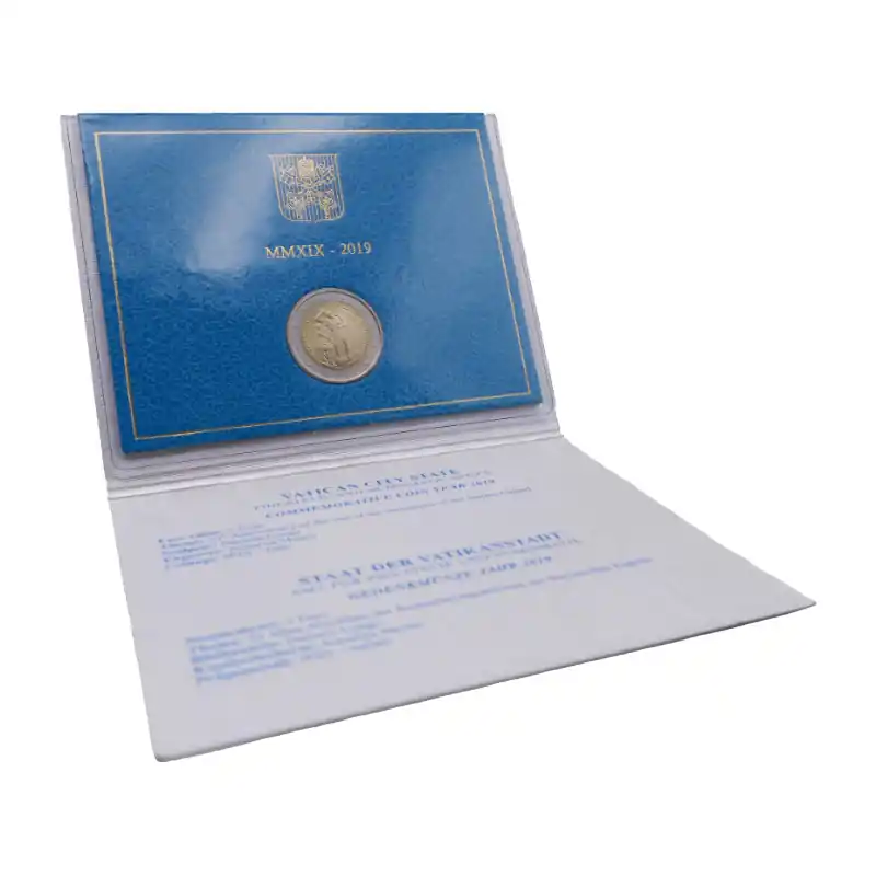 Satisfait Ou Remboursé 2 euros commémorative Vatican 2019 - Chapelle Sixtine en coffret BU.