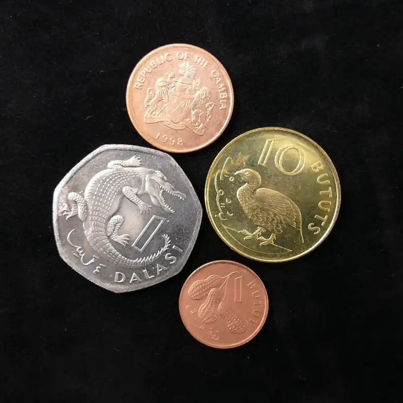 Gambie 4 monnaies de collection. Haute Qualité