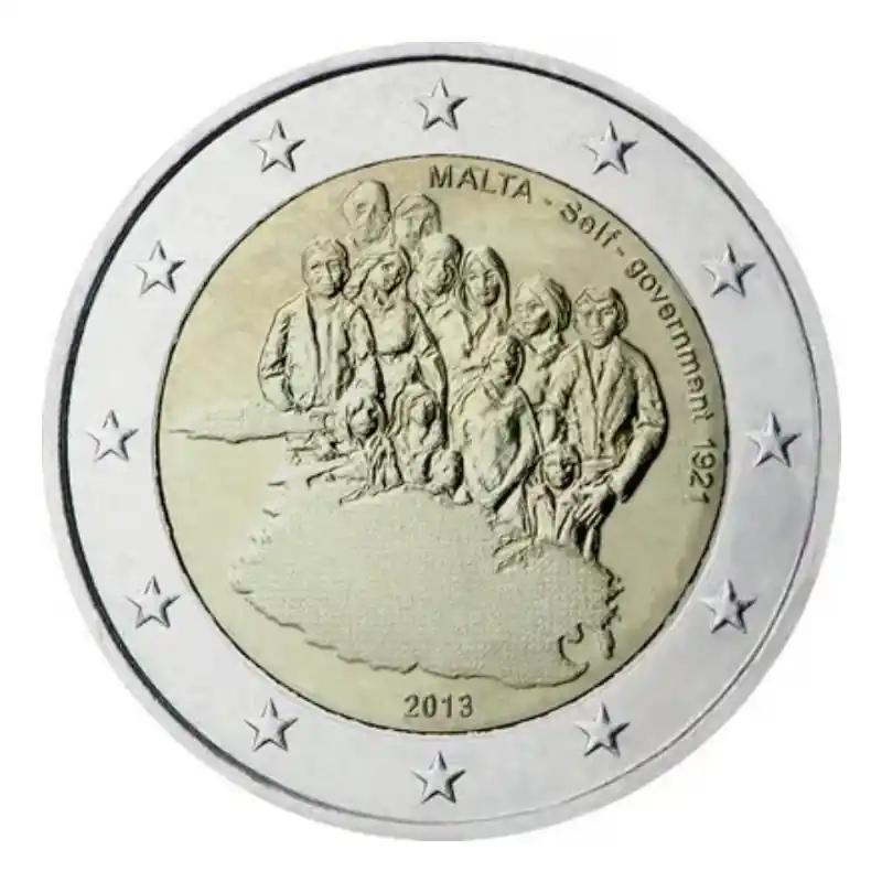 Prix Réduit 2 euros commémorative Malte 2013 - Gouvernement autonome.