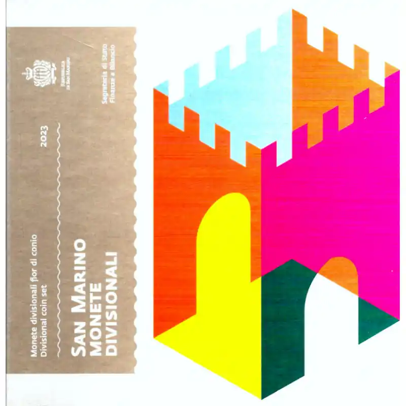 Coffret série monnaies euro Saint-Marin 2023 BU - 8 pièces. Quantité Limitée