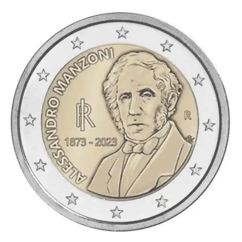 Commande En Gros 2 euros commémorative Italie 2023 - Alessandro Manzoni.