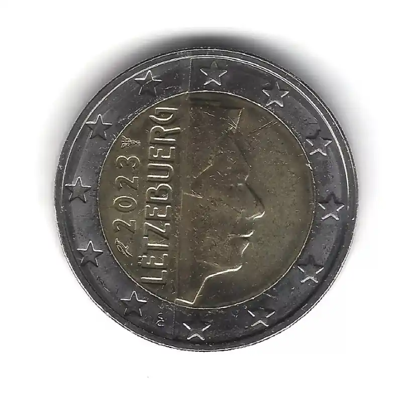 Offre Limitée 2 euros Luxembourg 2023 face nationale - Grand Duc Henri.