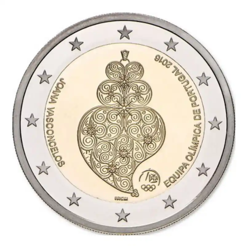 2 euros commémorative Portugal 2016 - Jeux Olympiques de Rio de Janeiro. Promotion Saisonnière