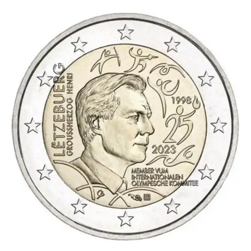 Commande En Gros 2 euros commémorative Luxembourg 2023 - Grand Duc Henri JO.