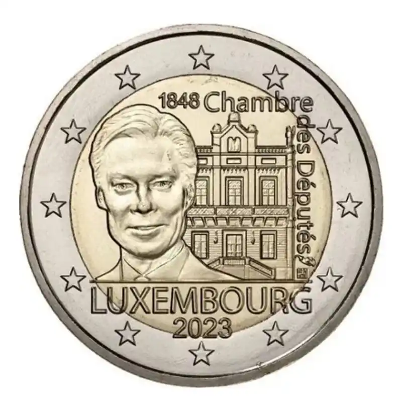 2 euros commémorative Luxembourg 2023 - Chambre des députés. Promotion Saisonnière