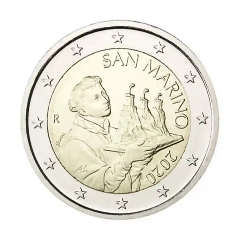 Tendance 2 euros Saint Marin 2020 - Face nationale.