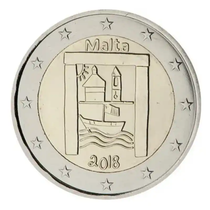 Tendance 2 euros commémorative Malte 2018 - Héritage.