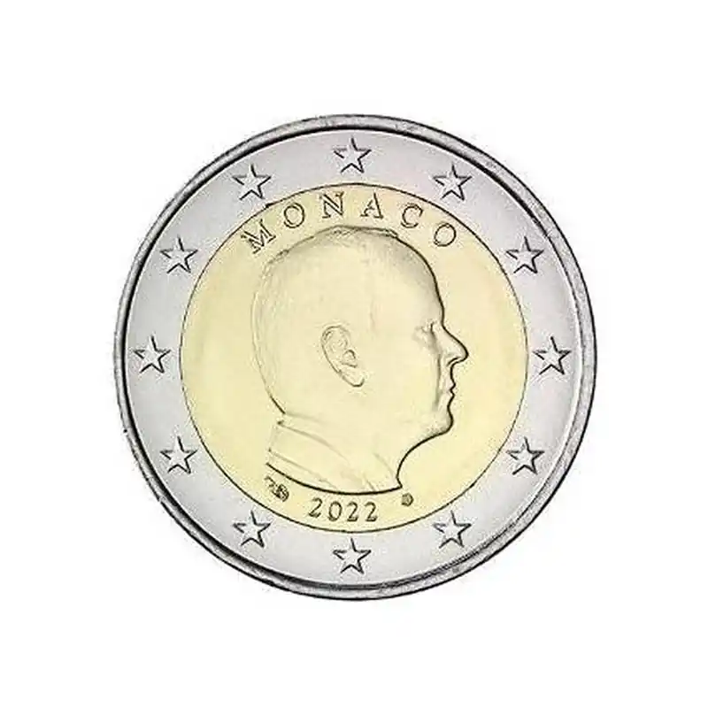 2 euros Monaco face nationale 2022 - Albert II. Nouvel Arrivage