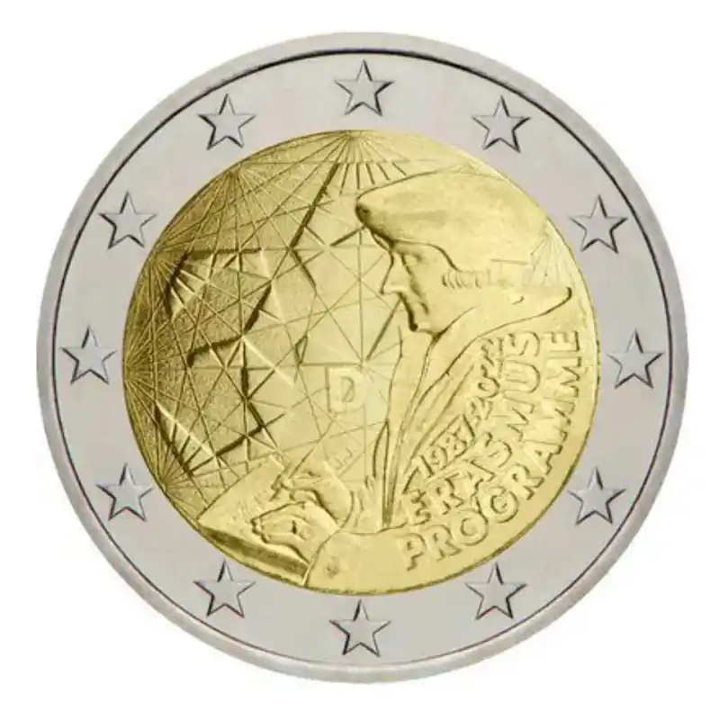 Top Vente 2 euros commémoratives Allemagne 2022 - Erasmus, les 5 ateliers.