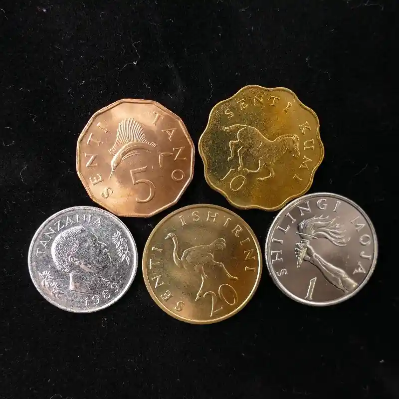 Tanzanie 5 monnaies de collection. Nouvelle Collection