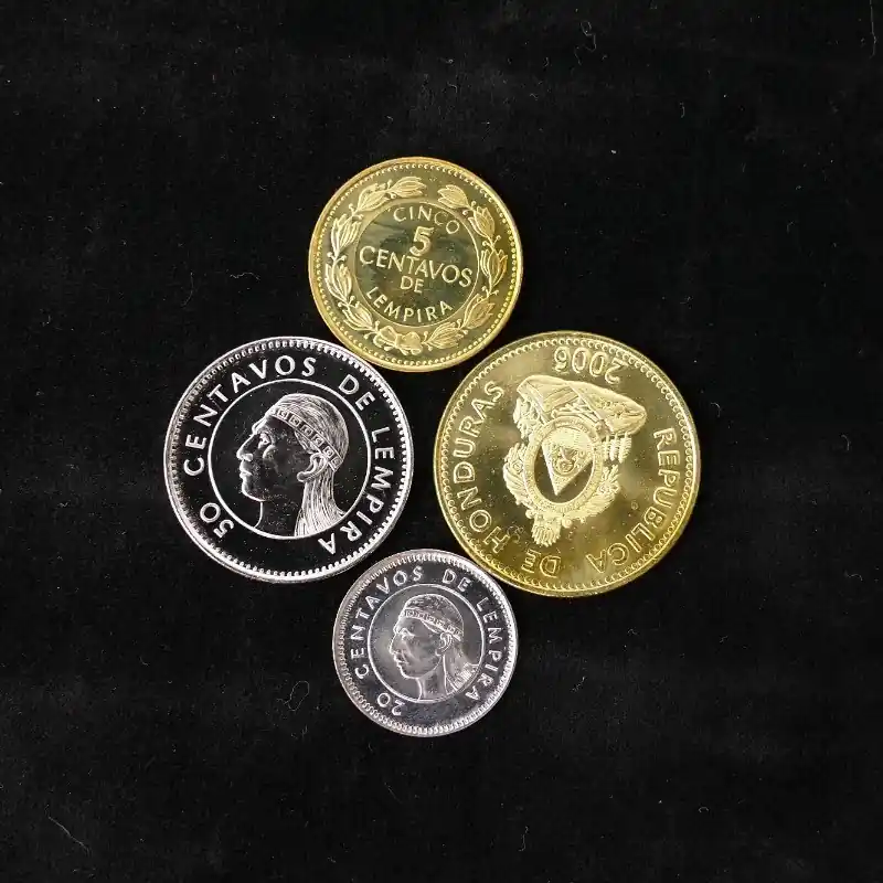 Haute Qualité Honduras 4 monnaies de collection.