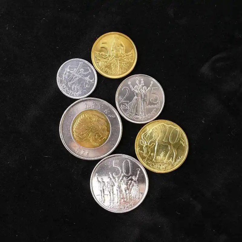 Ethiopie 6 monnaies de collection. Bon Plan