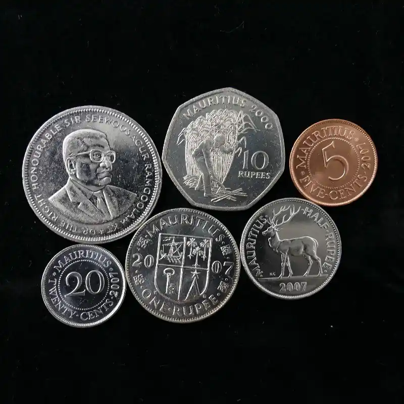 Promotion Saisonnière Maurice 6 monnaies de collection.