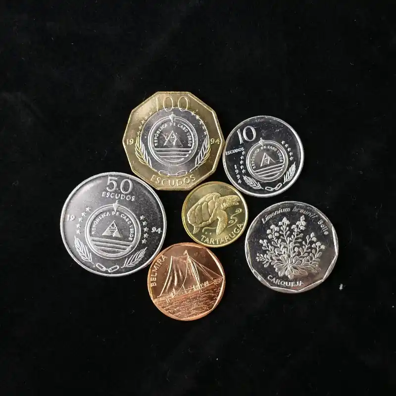 Certifié Cap Vert 6 monnaies de collection.