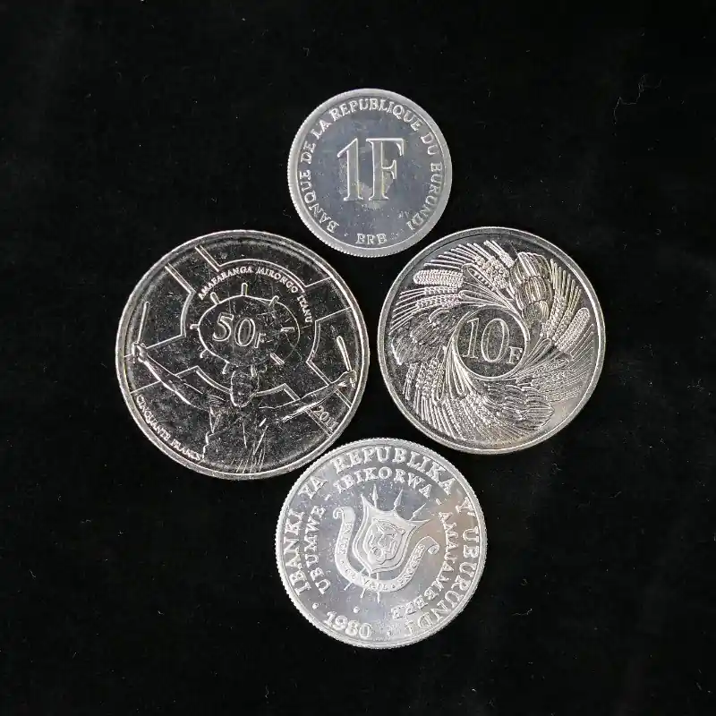 Offre Du Jour Burundi 4 monnaies de collection.