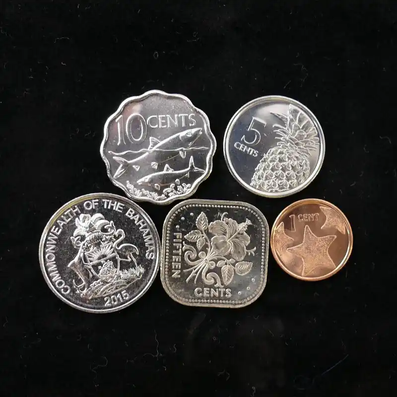 Bahamas 5 monnaies de collection. Top Vente