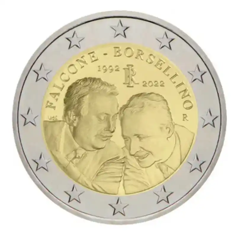 Promotion 2 euros commémorative Italie 2022 - Falcone et Borsellino.