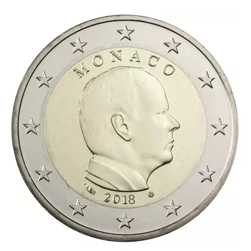 Expédié Aujourd’hui 2 euros Monaco 2018 face nationale - Albert II.