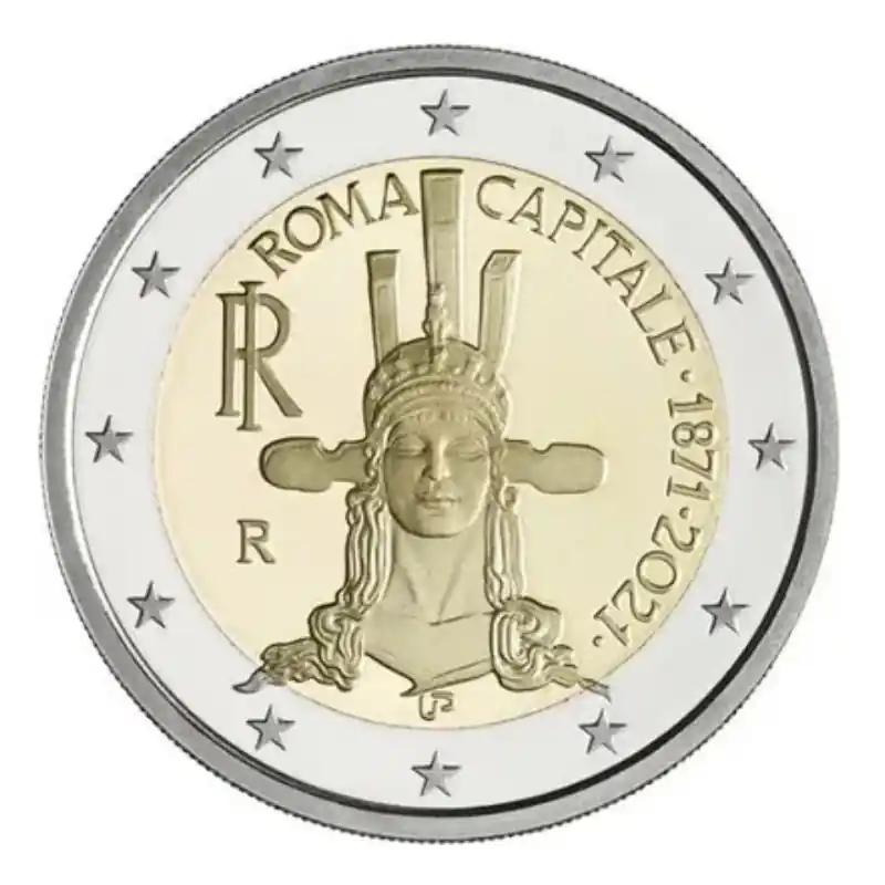 Nouvelle Collection 2 euros commémorative Italie 2021 - Rome.