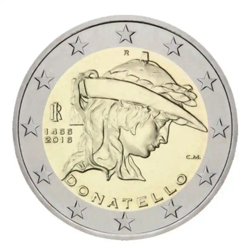 Retour Gratuit 2 euros commémorative Italie 2016 - Donatello.