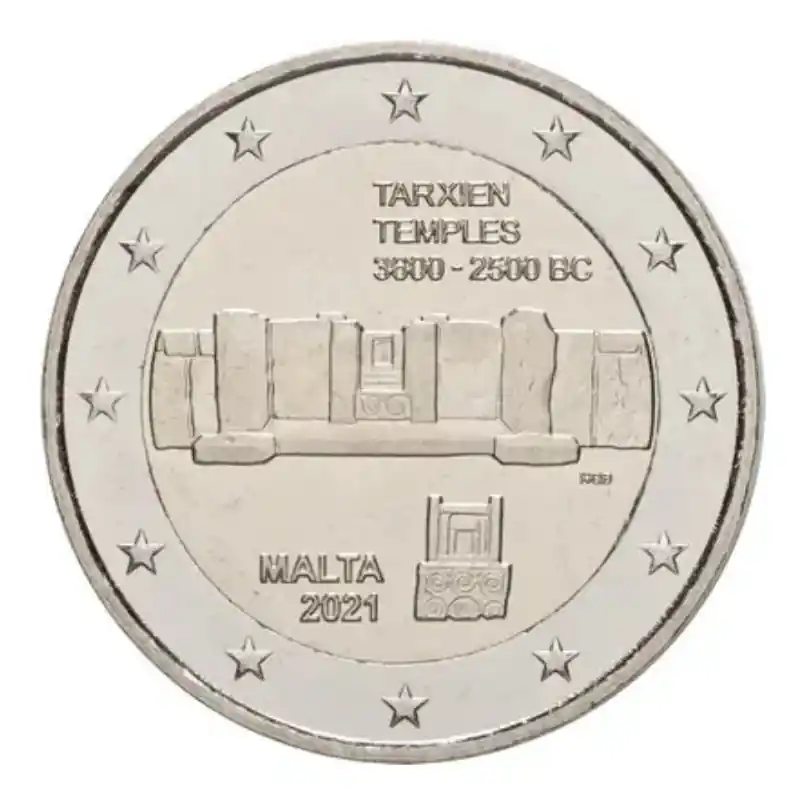 Achetez Aujourd’hui 2 euros commémorative Malte 2021 - Temples de Tarxien.