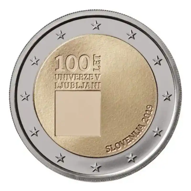 2 euros commémorative Slovénie 2019 - Université Ljubljana. Quantité Limitée