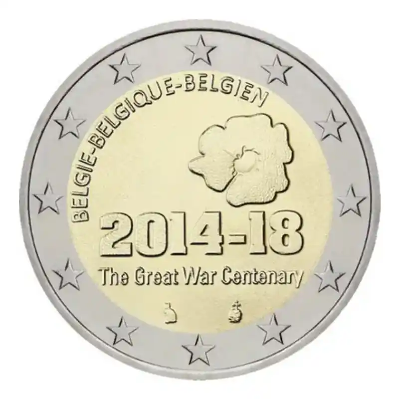 Offre Exclusive 2 euros commémorative Belgique 2014 - Première guerre mondiale