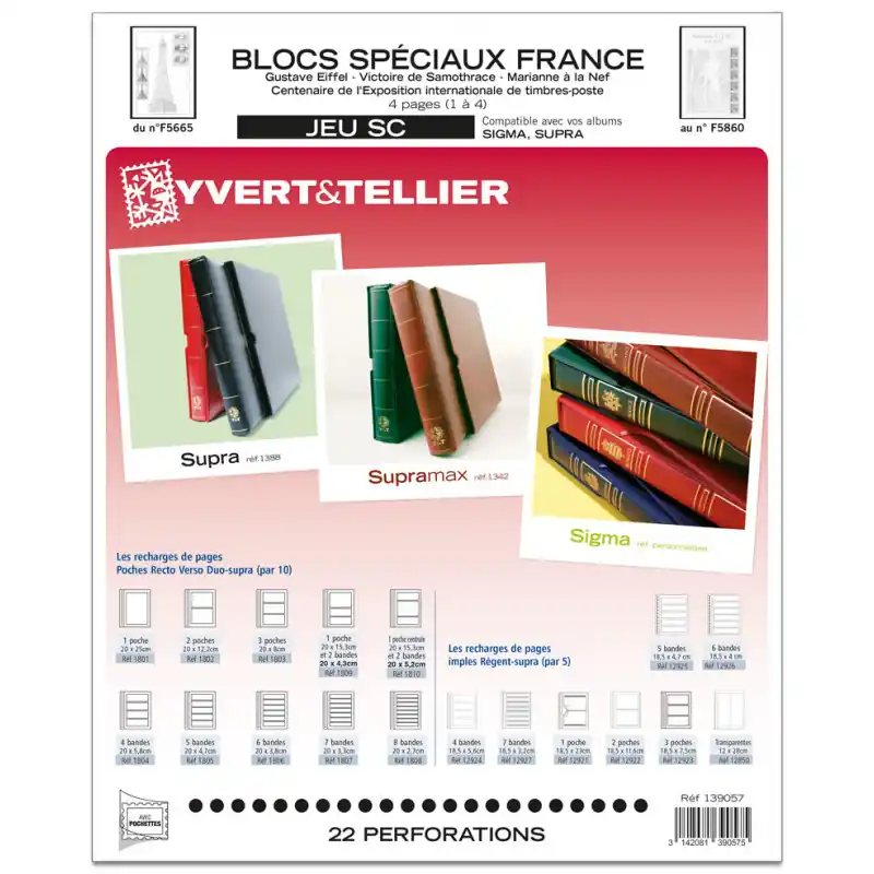 Commander Vite Jeux SC France bloc spéciaux de timbres 2025.