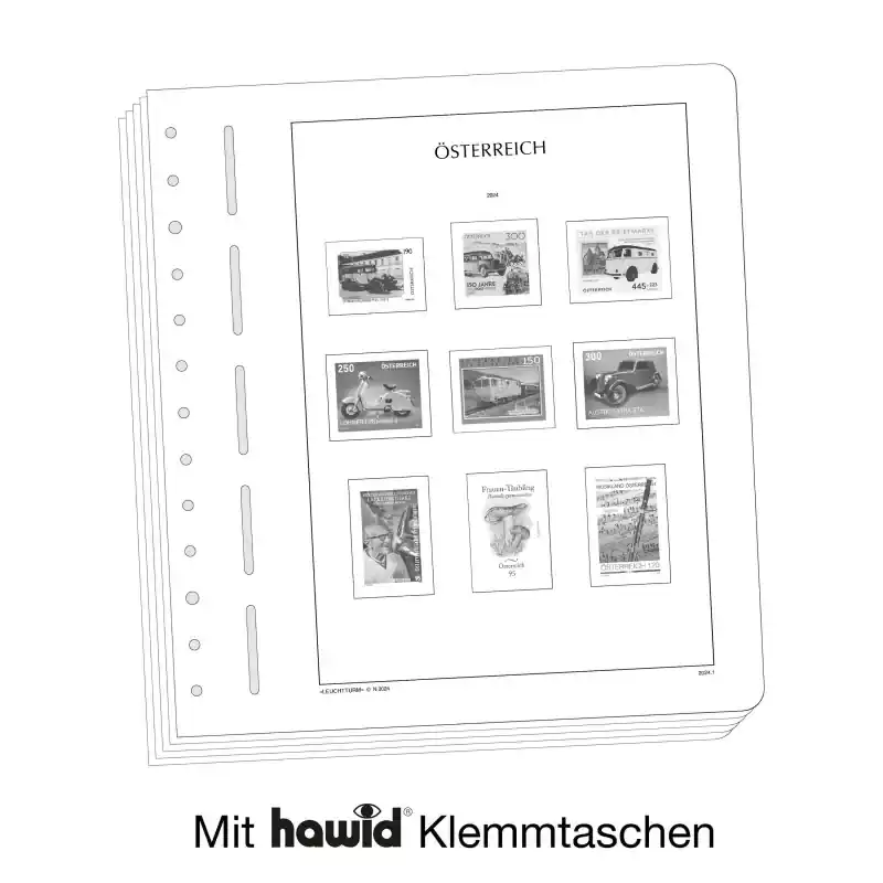 Livraison Express Leuchtturm feuilles complémentaires SF Autriche 2024.