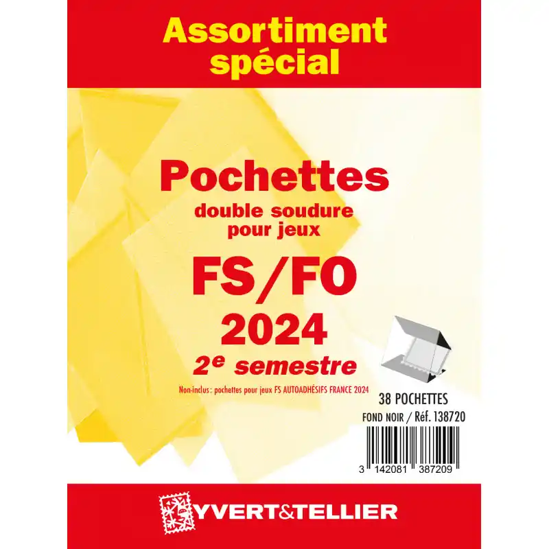 Remise Assortiment de pochettes pour jeux FO\\/FS France 2024 deuxième semestre.