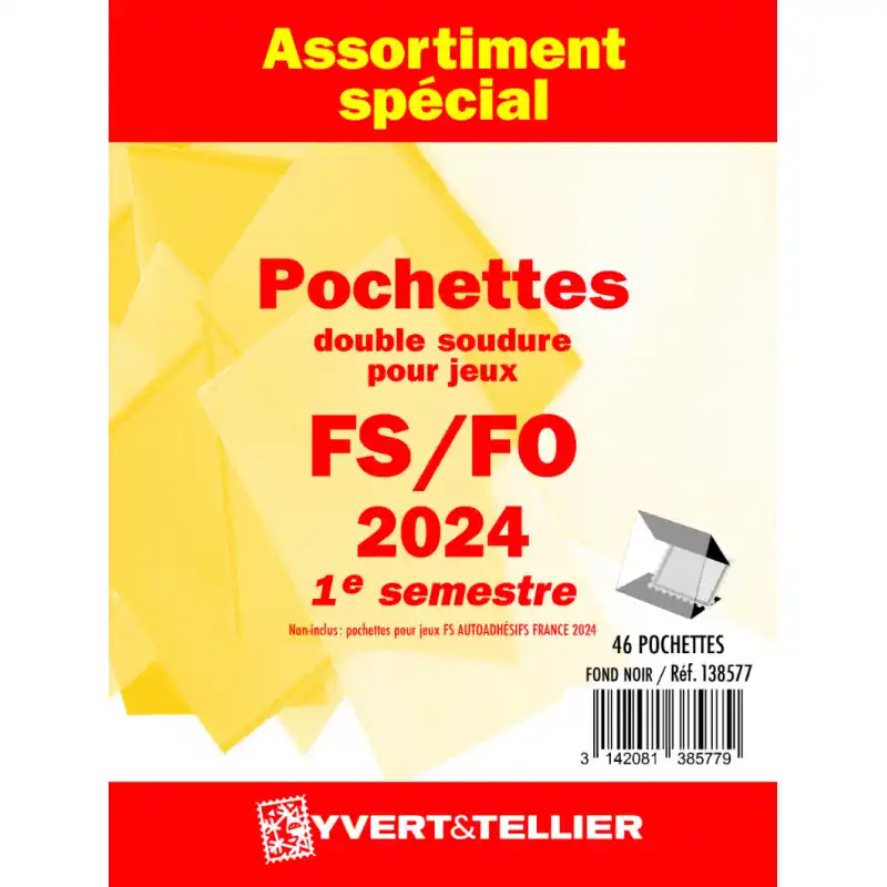 Jusqu’à Épuisement Des Stocks Assortiment de pochettes pour jeux FO\\/FS France 2024 premier semestre.