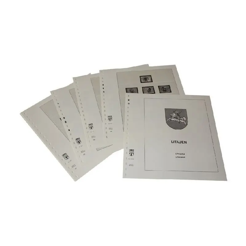 Premium Feuilles préimprimées Lindner-T Lituanie 2020-2024.