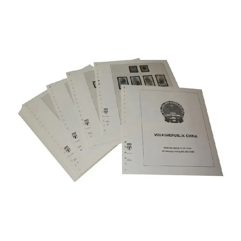 Feuilles préimprimées Lindner-T R. P. Chine 2021-2023. Offre Exclusive