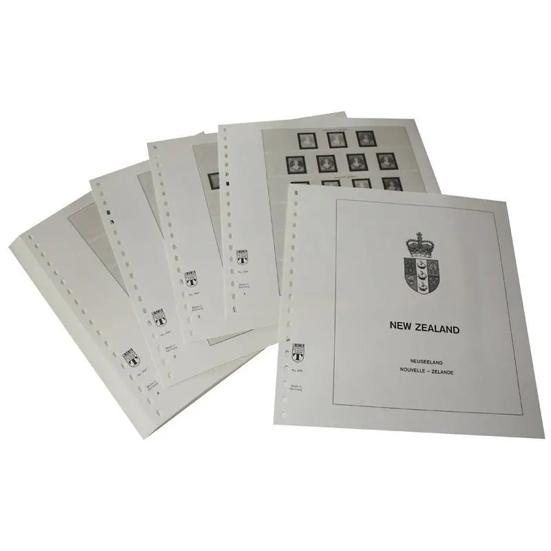 Promotion Feuilles préimprimées Lindner-T Nouvelle Zélande 2020-2022.