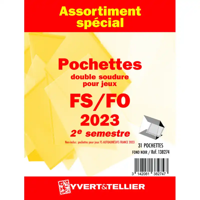 Acheter En Ligne Assortiment de pochettes pour jeux FO\\/FS France 2023 deuxième semestre.