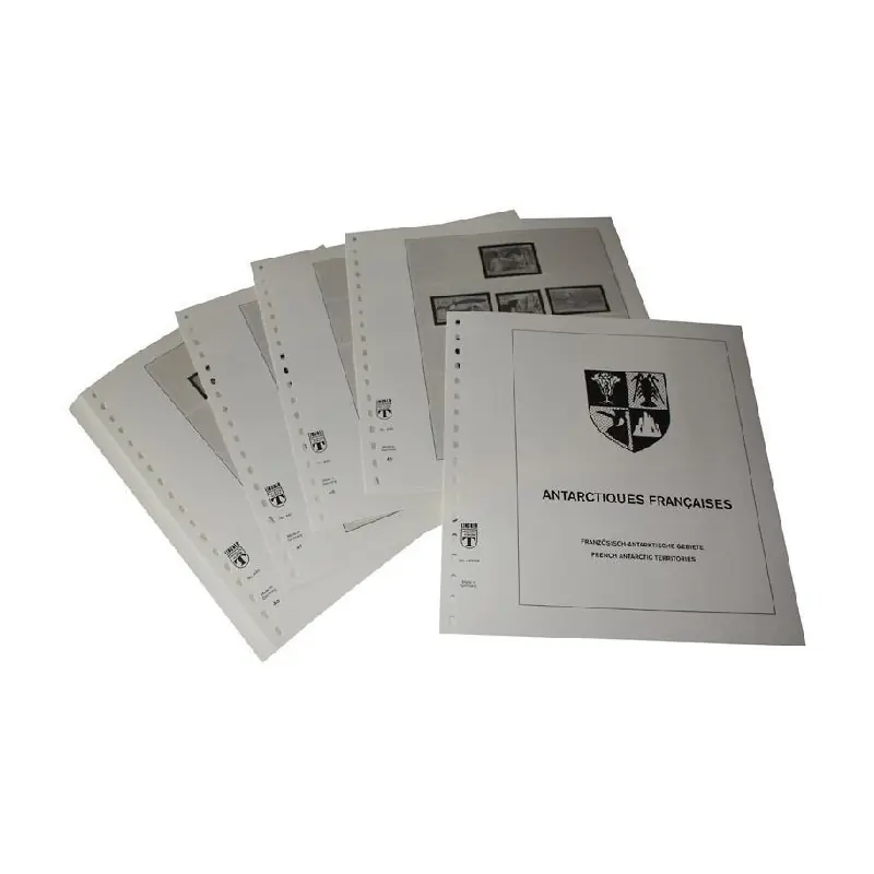Top Qualité Feuilles préimprimées Lindner-T Antarctiques Françaises T.A.A.F. 2021-2024.