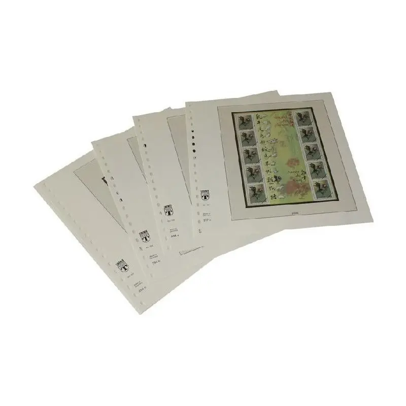 Offre Exclusive Feuilles préimprimées Lindner-T France petits blocs 2020-2021.