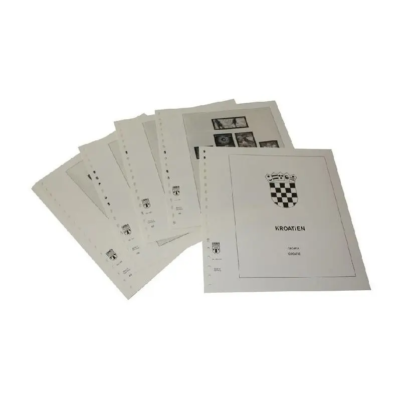 Feuilles préimprimées Lindner-T Croatie 2020-2024. Commander Maintenant