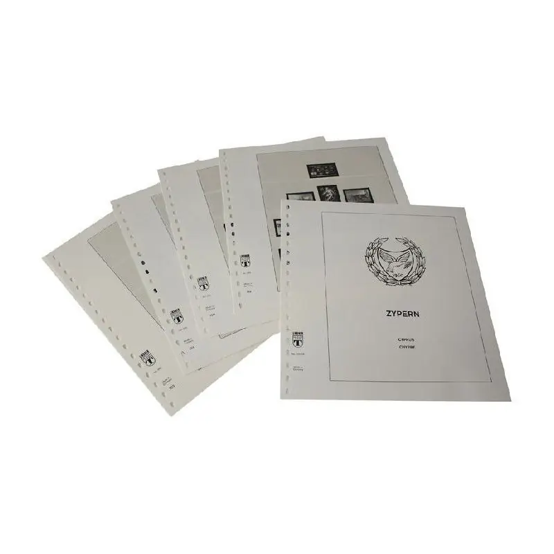 Jusqu’à Épuisement Des Stocks Feuilles préimprimées Lindner-T Chypre 2020-2024.