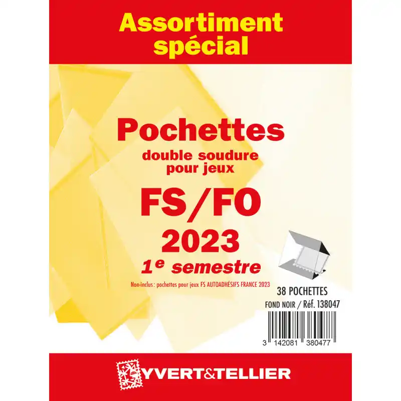 Affaire À Saisir Assortiment de pochettes pour jeux FO\\/FS France 2023 premier semestre.