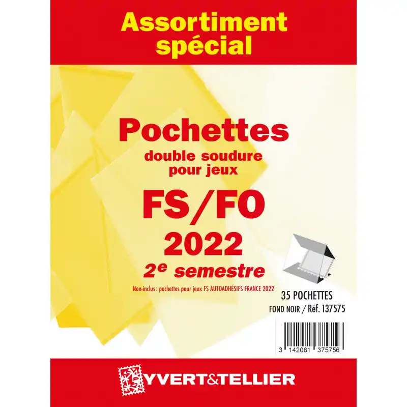 Meilleur Choix Assortiment de pochettes pour jeux FO\\/FS France 2022 deuxième semestre.