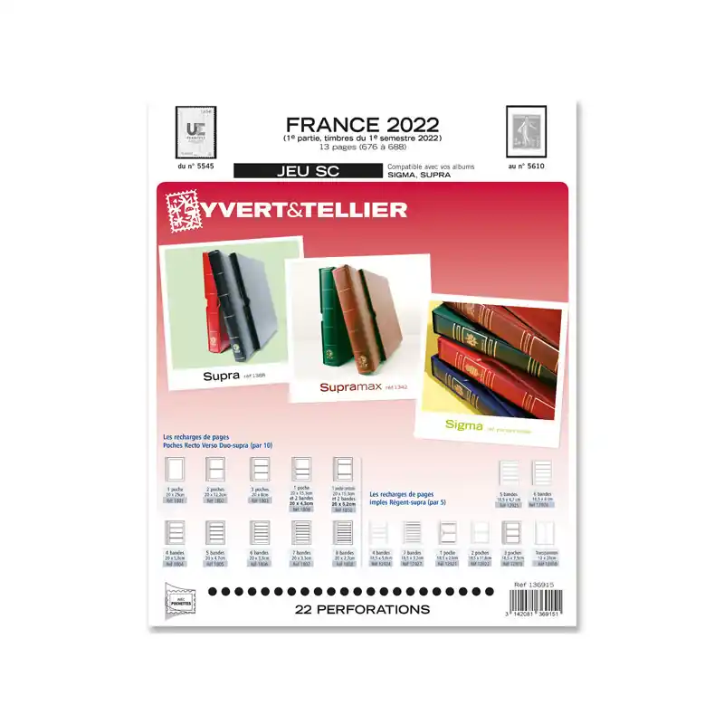 Livraison Express Jeux SC France 2022 premier semestre avec pochettes.