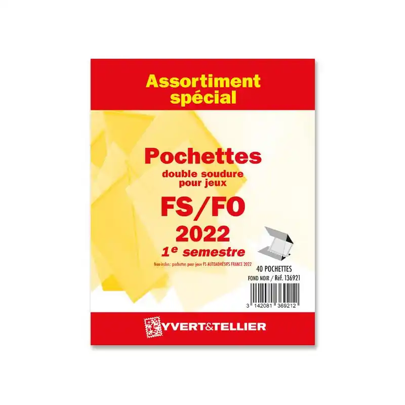 Must-Have Assortiment de pochettes pour jeux FO\\/FS France 2022 premier semestre.