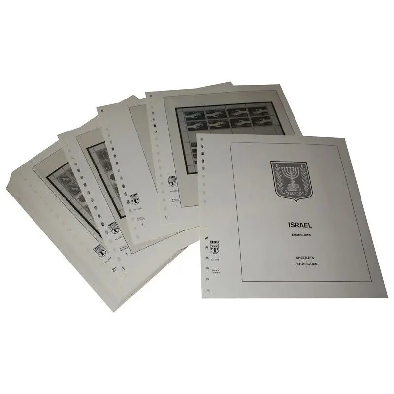 Offre Exclusive Feuilles préimprimées Lindner-T Israël Petits Blocs 2019-2023.