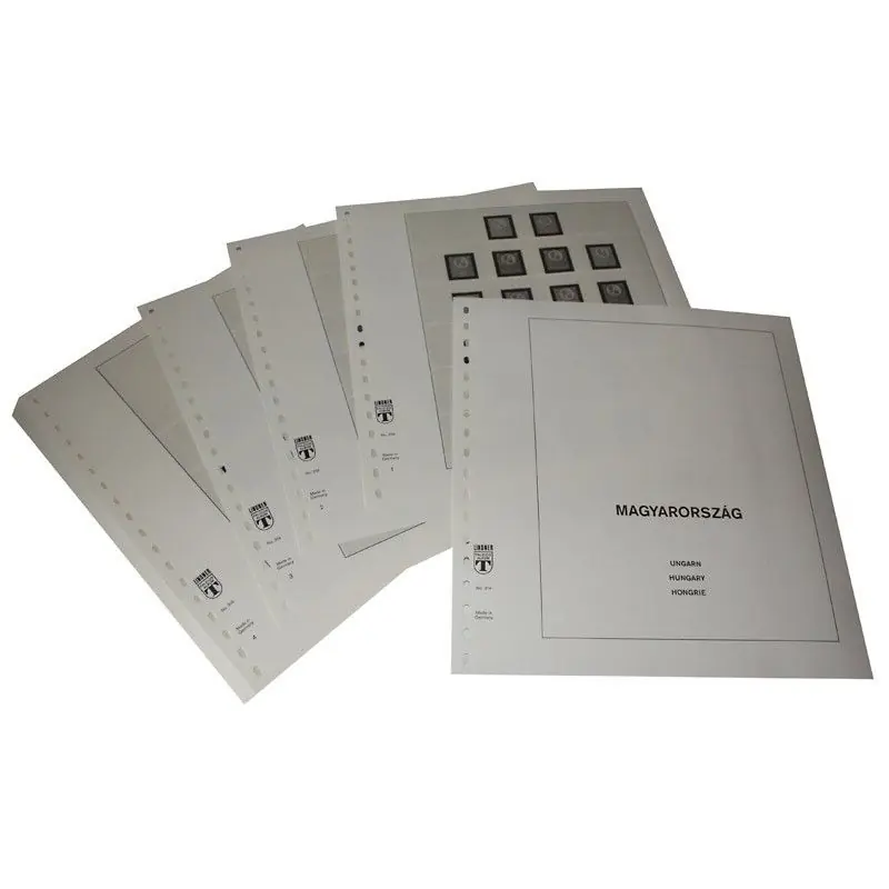 En Vogue Feuilles préimprimées Lindner-T Hongrie 2019-2022.